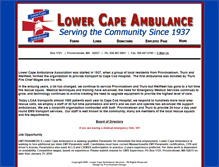 Tablet Screenshot of lowercapeambulance.org